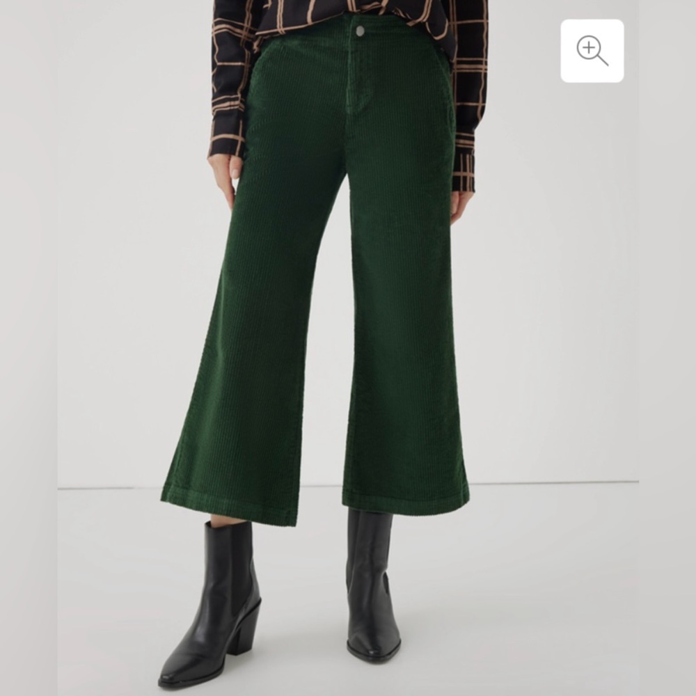 Pact wide leg corduroy pants